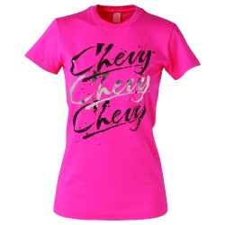 T-SHIRT "CHEVY" FEMME ROSE